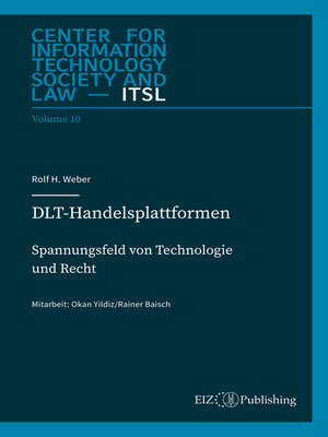 cover image of DLT-Handelsplattformen